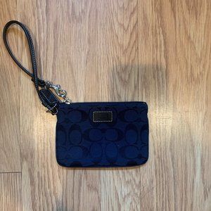 Authentic Coach Signature Wristlet